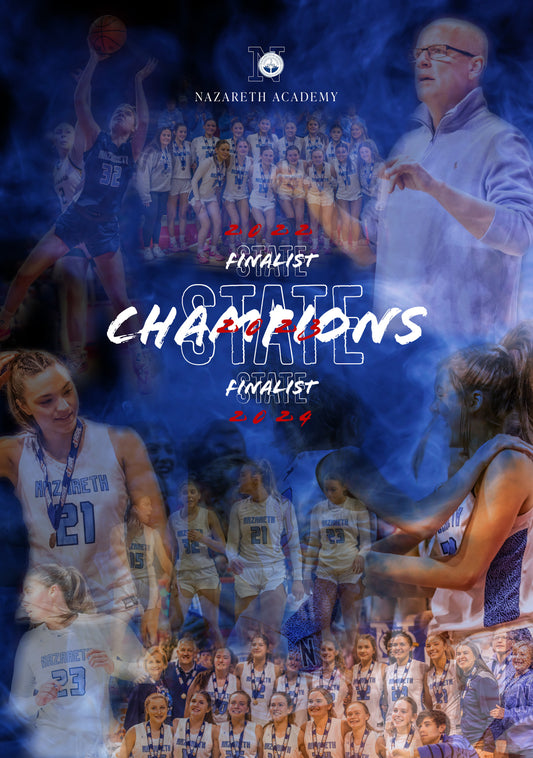Poster - Nazareth Basketball - Girls