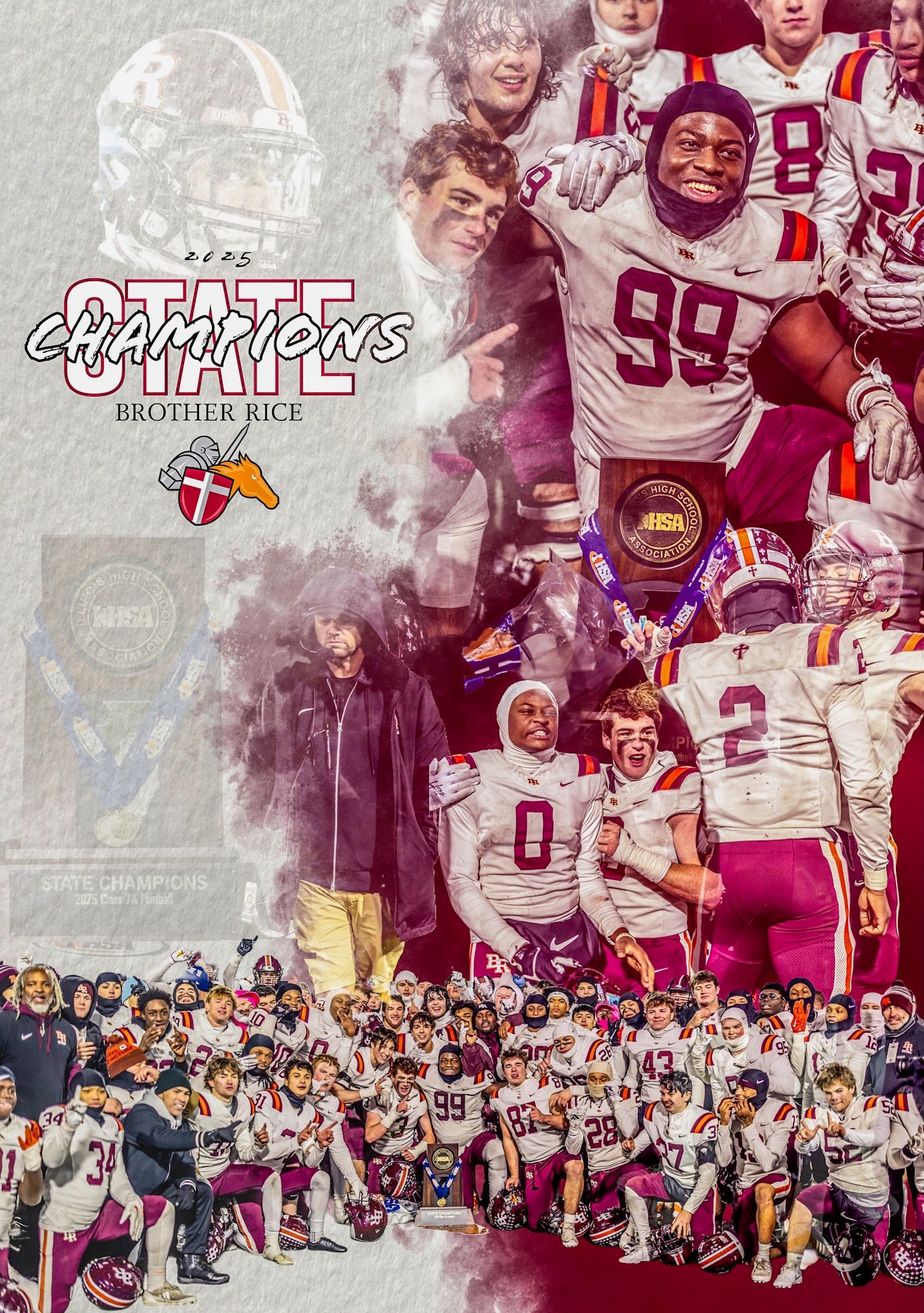 Poster - Brother Rice Football - 2025