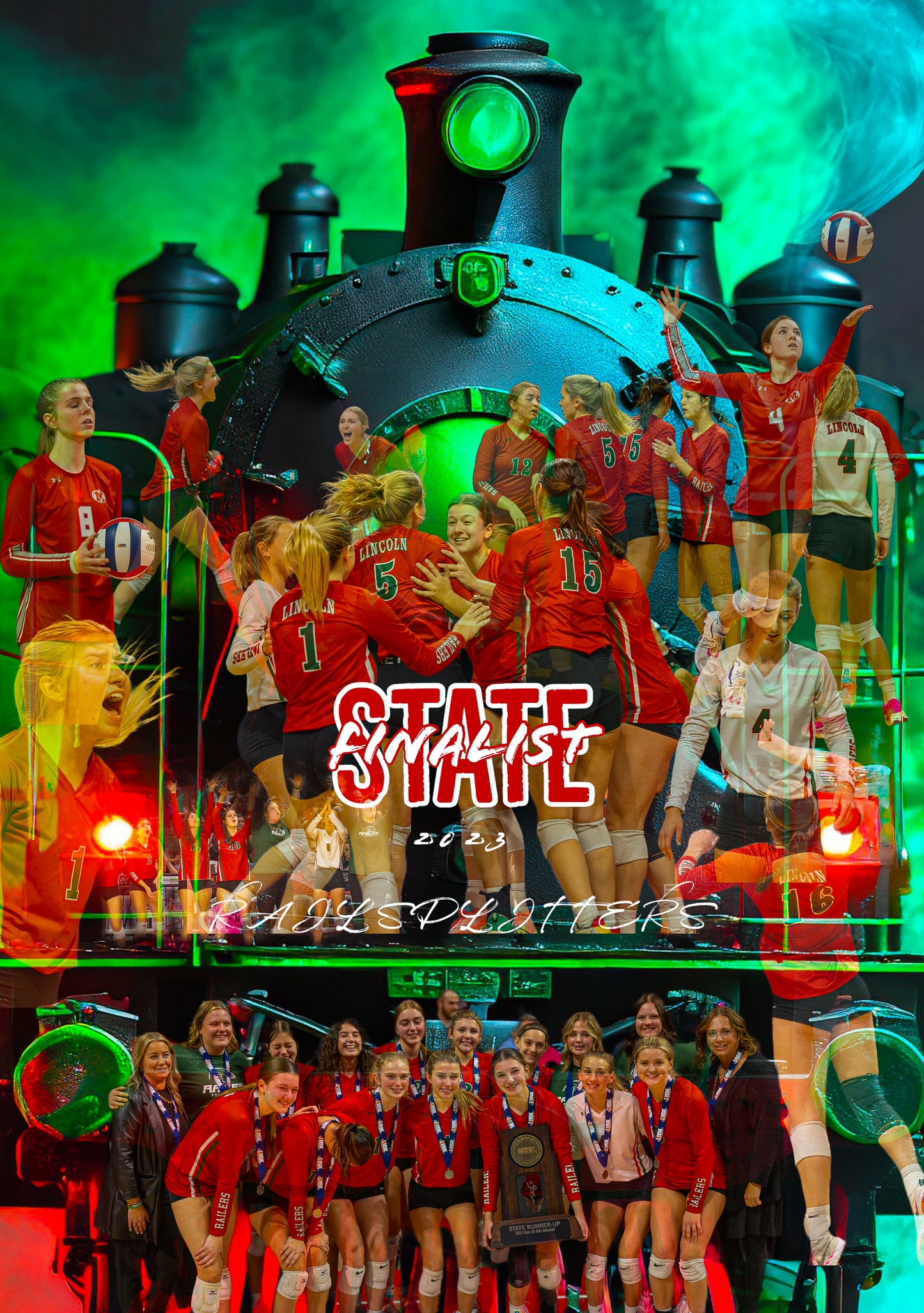 Poster - Lincoln Railsplitters