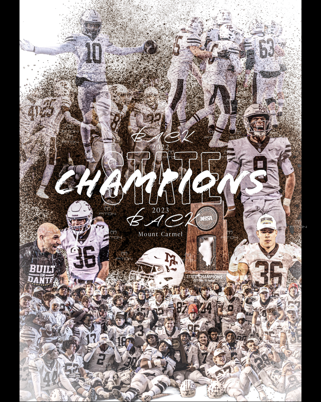 Poster - Mount Carmel Football - 2023