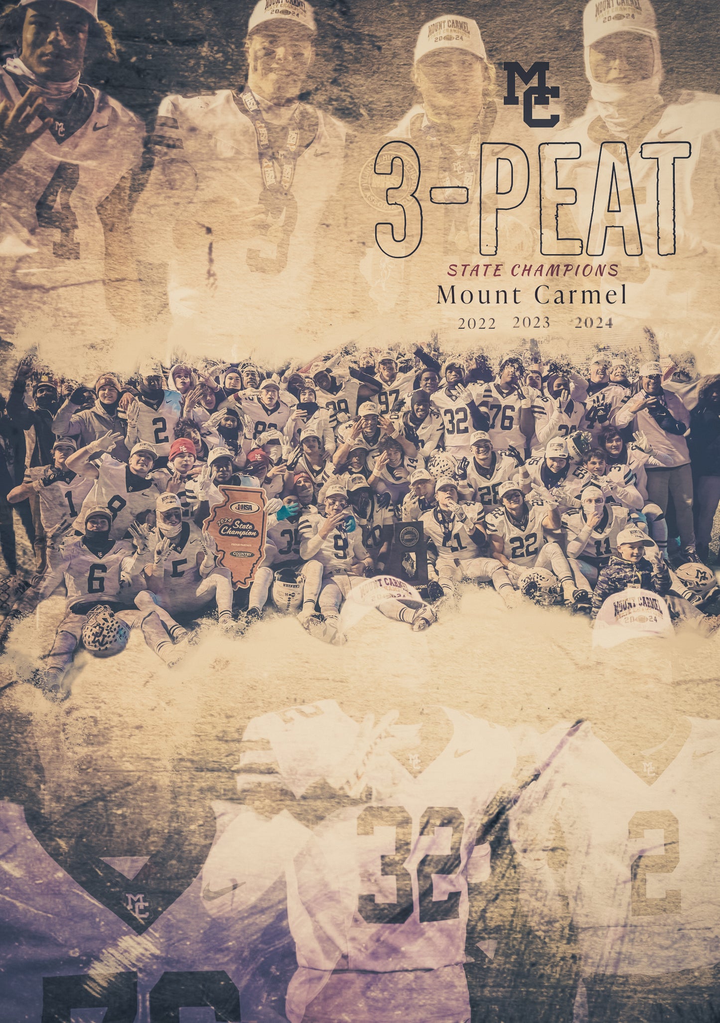 Poster - Mount Carmel Football - 2024