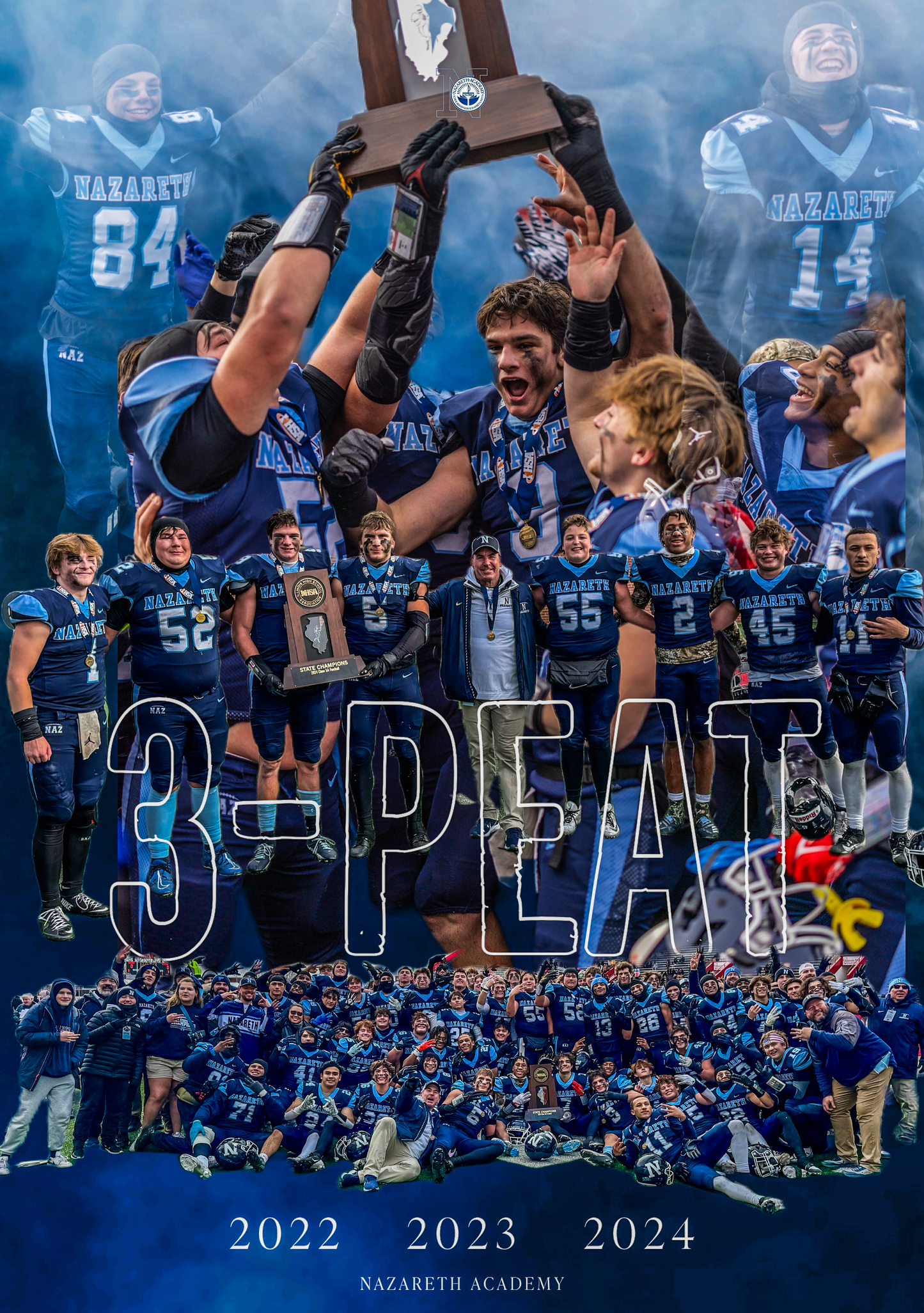 Poster - Nazareth Football - 2024