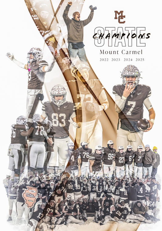 Poster - Mt. Carmel Football - 2025